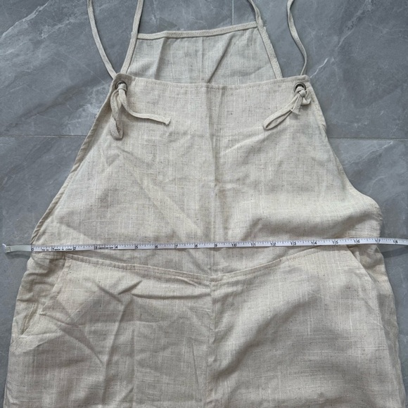 Women’s HYFVE Linen Blend Spaghetti Strap Sleeveless Jumpsuit Pants Size Small - Picture 13 of 15